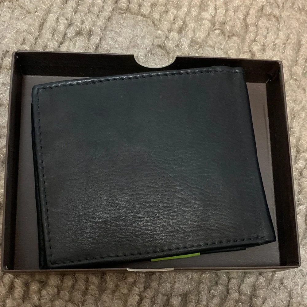Black RFID Blocking Wallet